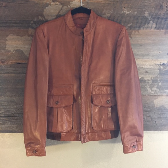 saxony leather jacket